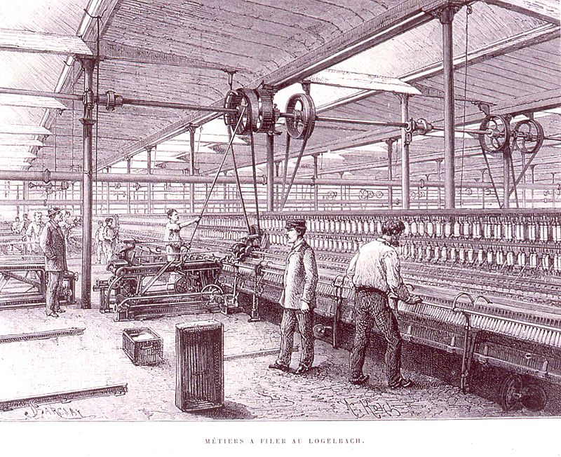 filature de coton Alsace